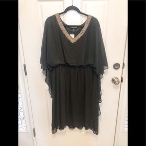 Lane Bryant Dress with Detailed V Neck Line